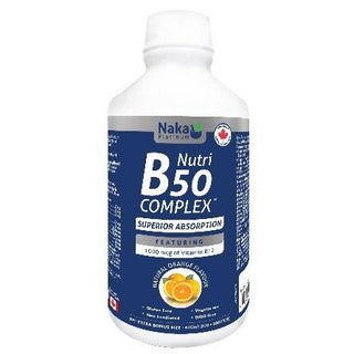 Platinum Nutri B50 liquide -Naka Herbs -Gagné en Santé