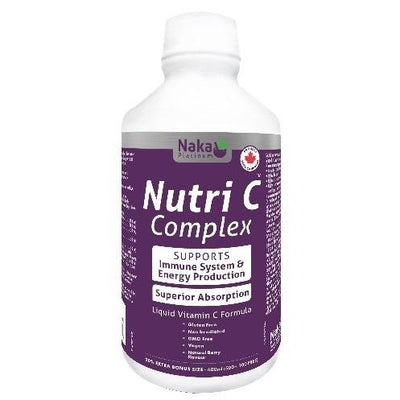 Platinum Nutri C Complex + Citrus Bioflavons -Naka Herbs -Gagné en Santé