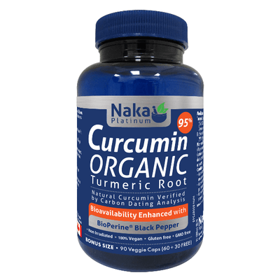 Platinum Organic Curcumin 95% - Naka Herbs - Win in Health