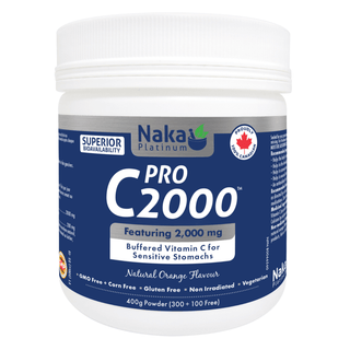 Naka - platinum pro c2000 powder : orange - 400 g