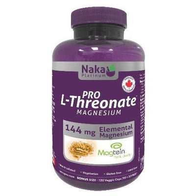 Platinum Pro L-Threonate Magnesium -Naka Herbs -Gagné en Santé