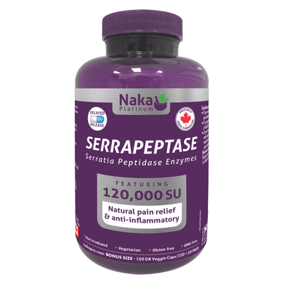 Platinum Pro Serrapeptase - Naka Herbs - Win in Health