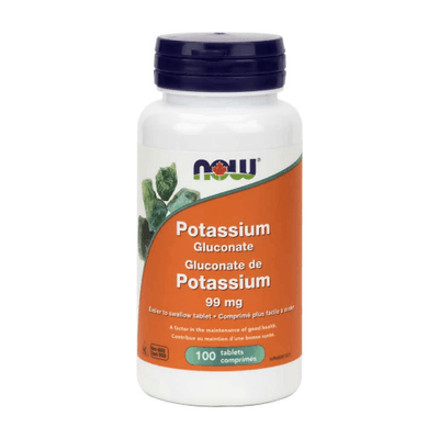 Potassium Gluconate 99 mg -NOW -Gagné en Santé