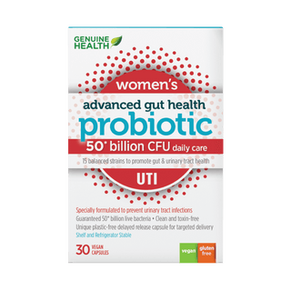 Advanced gut health - women probiotic 50 b cfu uti ss : 30 capsules