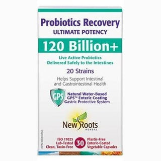 New roots - recovery probiotics 120b+ 30 vcaps
