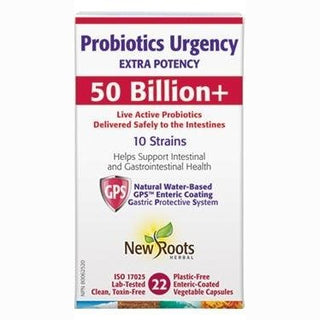 New roots - probiotics urgency 50b+