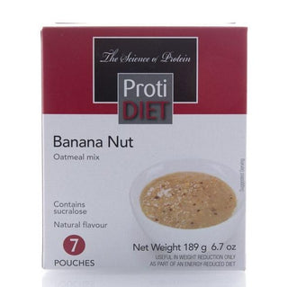 Proti diet – banana nut high protein oatmeal