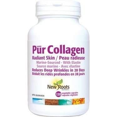 New roots herbal Pure Collagen Glowing Skin, 500 mg · 120 vegetable capsules