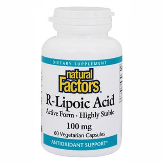 Natural factors - r-alpha-lipoic acid 100mg - 60 vcaps