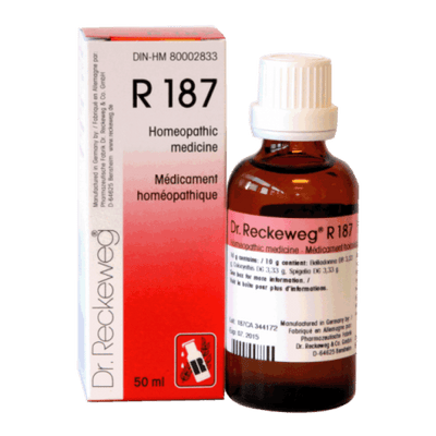 R187 Neuralgia pain, Otitis, glaucoma, toothache - Dr. Reckeweg - Win in Health