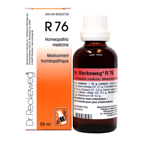 Dr. reckeweg - r76 acute asthma - 50 ml