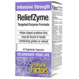 ReliefZyme -Natural Factors -Gagné en Santé