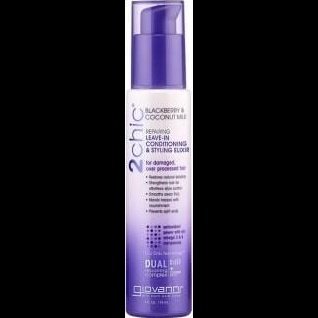 Giovanni 2chic - repairing leave-in conditioner & styling elixir / blackberry & coconut - 118 ml