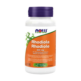 Now - rhodiola arctic root 500mg - 60 vcaps