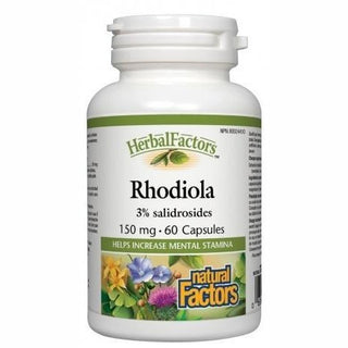 Natural factors - rhodiola 150mg - 60 caps