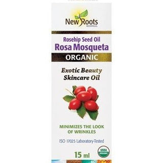 New roots - organic rosa mosqueta seed oil rosehip