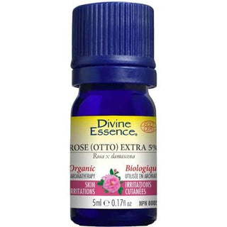 Divine essence - rose otto extra 5% org eo - 5 ml
