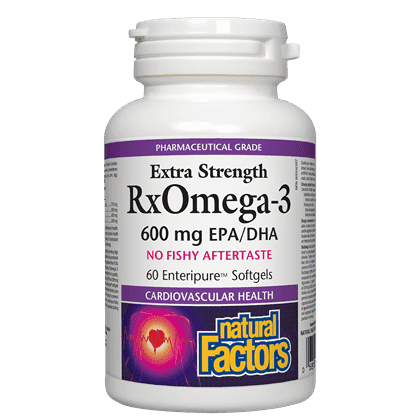 Natural factors Rxomega-3 Extra Strength, 60 softgels