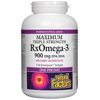 Natural factors - rxomega-3 maximum 900 -150 sgels
