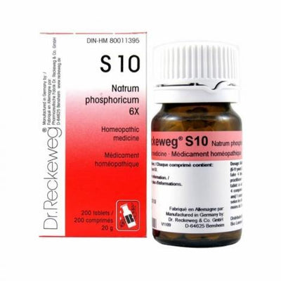 S10 | Natrum phosphoricum -Dr. Reckeweg -Gagné en Santé