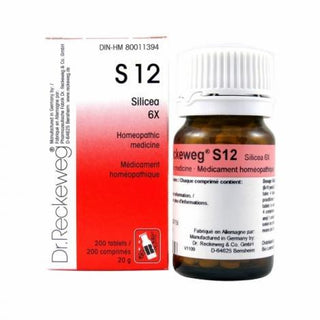 Dr. reckeweg - s12 silice - 6 x 200 tabs