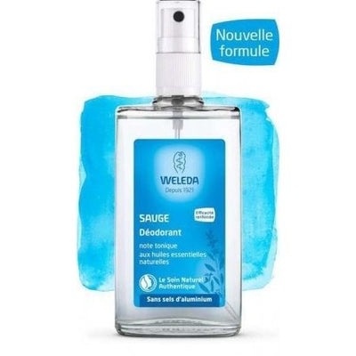 Sauge déodorant | Sans sels d'aluminium -Weleda -Gagné en Santé