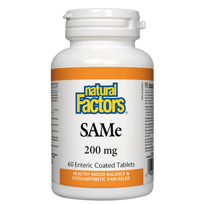 SAMe 200 mg -Natural Factors -Gagné en Santé