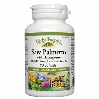 Natural factors - saw palmetto with lycopene - 90 sgels