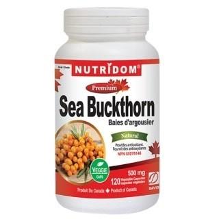Sea Buckthorn 500 mg Nutridom | 120 vegetarian capsules