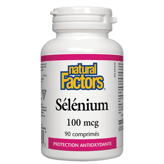 Sélénium -Natural Factors -Gagné en Santé