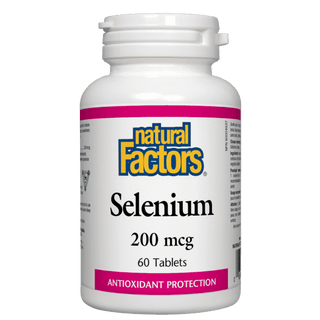 Sélénium -Natural Factors -Gagné en Santé
