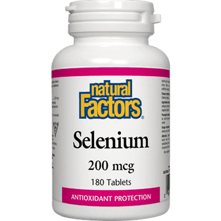 Sélénium -Natural Factors -Gagné en Santé