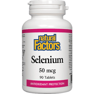 Sélénium -Natural Factors -Gagné en Santé
