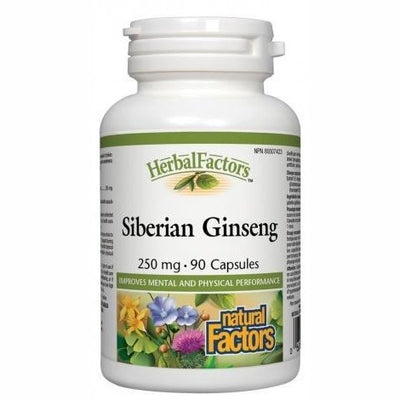Ginseng de Sibérie | HerbalFactors® -Natural Factors -Gagné en Santé