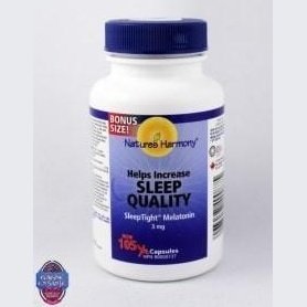 Nature's harmony- sleep tight - melatonin 3 mg- 105caps