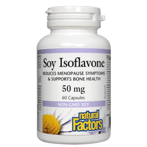 Natural factors -soya isoflavone 50mg - 60 caps