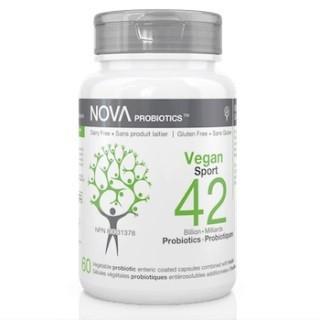Nova probiotics - vegan sport 42b - 60 caps