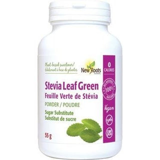 New roots : stevia leaf green