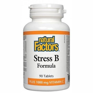 Stress B Formula Plus 1000 mg Vitamin C - Natural Factors - Win in Health