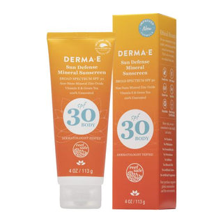 Sun Defense Mineral Sunscreen SPF 30 Body - Derma e - Win in Health
