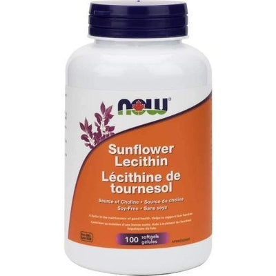 Sunflower Lecithin 1200 mg - NOW - Win in Health