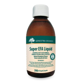 Super EFA Liquide – Saveur de fraise naturelle -Genestra -Gagné en Santé