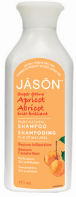 Shampoing Naturel aux abricots -Jason Natural Products -Gagné en Santé