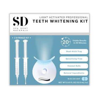 Sd naturals - blue led teeth whitening kit
