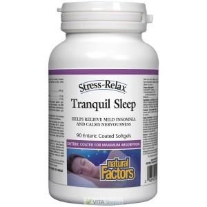 Natural factors - tranquil sleep, tropical fruit flavour, stress-relax