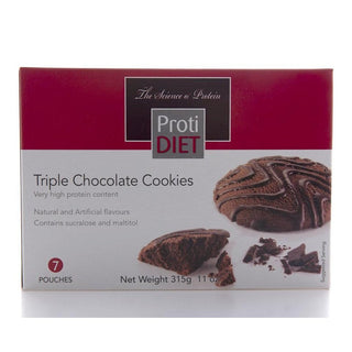 Proti diet – high protein triple chocolate cookies