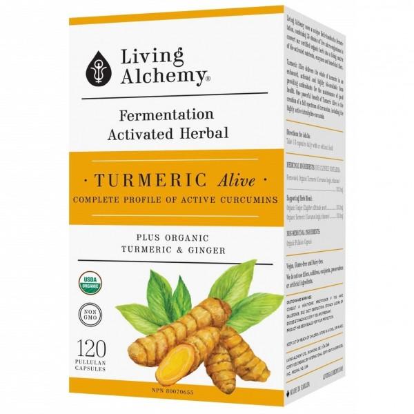 Living alchemy Turmeric Alive, 60 vegetarian capsules