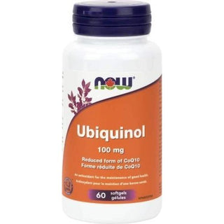 Now - ubiquinol 100 mg 60 gel