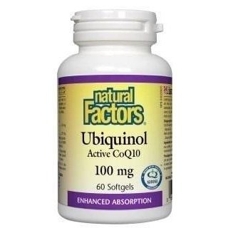 Natural factors - ubiquinol active coq10 100 mg