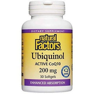 Natural factors - ubiquinol active coq10 200mg